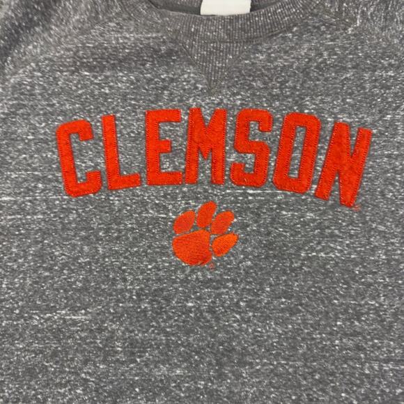 Champion Vintage Collegiate Clemson Tigers Pullover Sweatshirt Unisex Size L - Picture 3 of 8